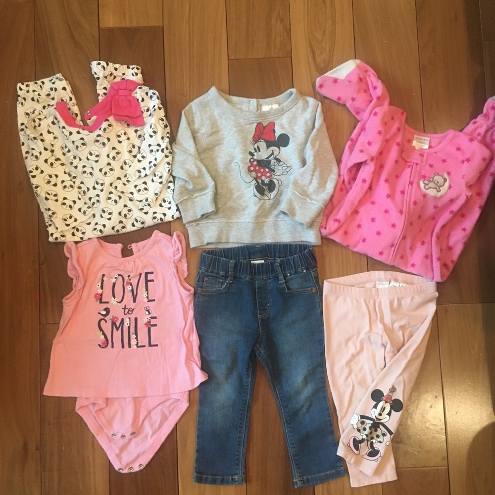 Jeans and Disney sweater bundle